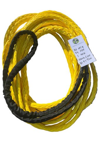 Hawk-line HMPE Meerlijn Sleep touw 20MTR 24MM 1 Bekleed O..., Verzenden, Nieuw