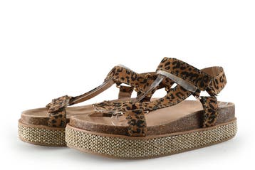 Poelman Espadrilles in maat 38 Bruin, Poelman, Bruin, Verzenden, Zo goed als nieuw