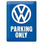 VW parking only reclamebord, Ophalen of Verzenden, Nieuw
