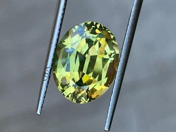 1 pcs Alexandriet - 8.35 ct - Gemological Institute of, Nieuw