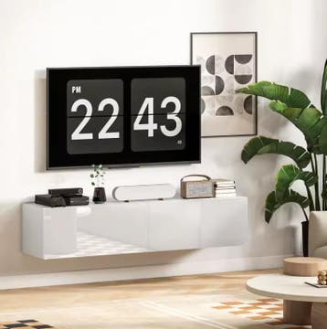 Zwevend TV-Meubel 140 cm – Wand Lowboard met Opbergruimte, Verzenden, Nieuw