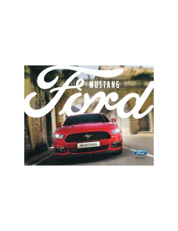 2016 FORD MUSTANG BROCHURE NEDERLANDS, Nieuw, Author