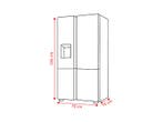 Frilec - Inhoud  419 L - Nofrost, 200 liter of meer, Verzenden, 60 cm of meer, Met aparte vriezer