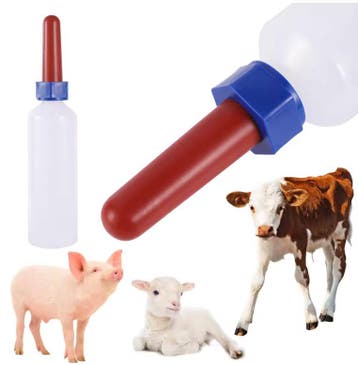 Lammeren en Kalveren Voerfles 500 ml met Tepel, Dieren en Toebehoren, Schapen, Geiten en Varkens