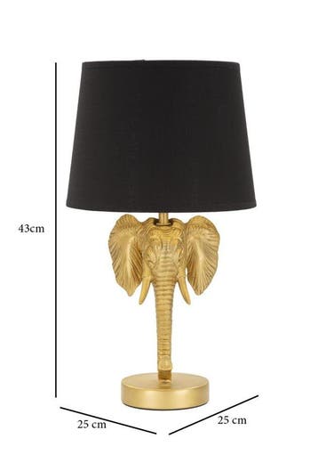 TAFELLAMP OLIFANT CM Ø 25X43, Ophalen of Verzenden, Nieuw
