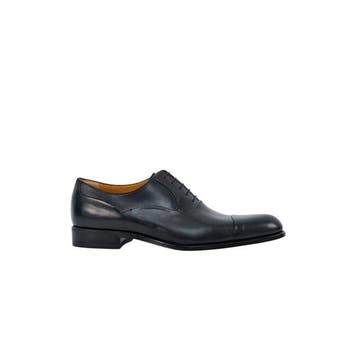 TESTONI - 8 UK / 42 IT - Oxford Shoes Blue Bolognese, Nieuw