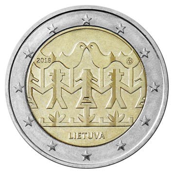 Litouwen 2 Euro Zang en Dans 2018, Verzenden