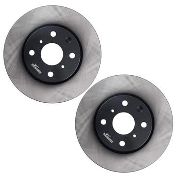 Discs 247mm en Pads voor Toyota Aygo 1.0L 1.4L 1.2L, Verzenden, Nieuw, Toyota