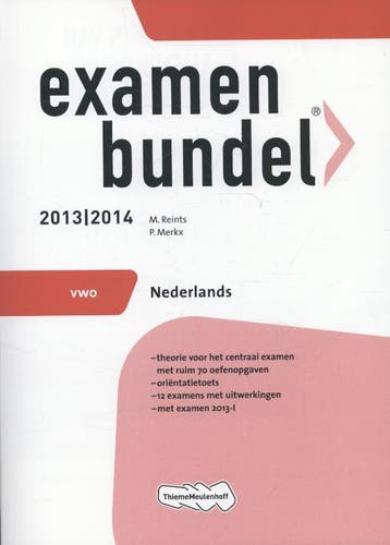 Examenbundel Vwo Nederlands 2013/2014 - P. Merkx, Verzenden, Gelezen, P. Merkx