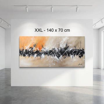 Monika Spiewak - Abstract - Oil Painting Stretched On The