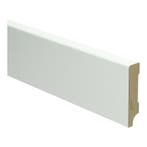 MDF Moderne plint 90x15 wit voorgelakt RAL 9010 - 2,4m, Ophalen of Verzenden, Nieuw