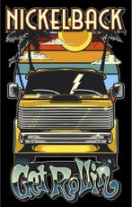 Nickelback Get Rollin Textiel Poster officiële merchandise, Ophalen of Verzenden, Nieuw, Poster, Artwork of Schilderij