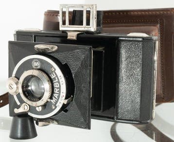 Minolta Semi Minolta Late Model with MARBLE Shutter 5,6/75mm, Nieuw