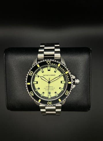 Emporio Armani - Sea Explorer Automatic - Zonder, Nieuw
