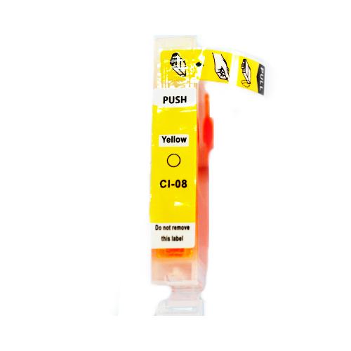 Huismerk Canon CLI-8Y cartridge geel met chip, Computers en Software, Printerbenodigdheden, Nieuw, Verzenden
