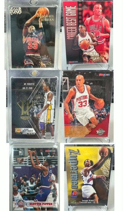 2006 Panini All-Stars Michael Jordan, Kobe Bryant First, Verzamelen, Stickers
