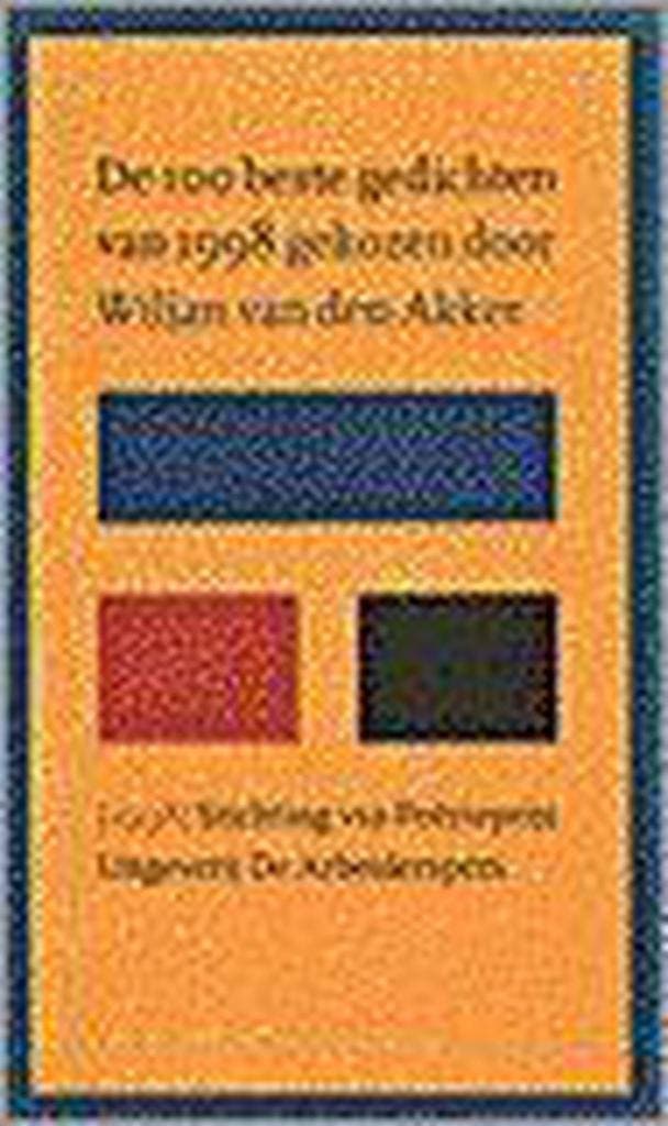 100 BESTE GEDICHTEN VAN 1998 9789029500104, Boeken, Gedichten en Poëzie, Gelezen, Verzenden
