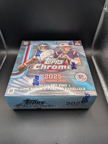 2025 Topps Chrome Cam Ward, Drake Maye, Jahmyr Gibbs,, Nieuw