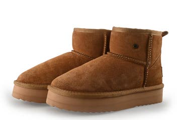 Warmbat Snowboots in maat 37 Cognac, Overige kleuren, Verzenden, Snowboots, Zo goed als nieuw