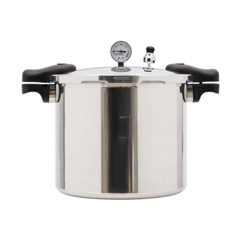 Pressure Cooker Snelkookpan, 22 liter, aluminium kookpan, 90 kPa