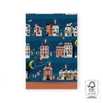 5x Sinterklaas Cadeauzak Straat Pakjesavond 17x25cm, Ophalen of Verzenden, Nieuw, Cadeauzakje
