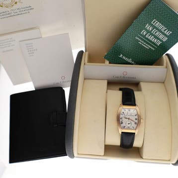 Carl F. Bucherer Archimedes 18ct. Power Reserve 1004-001;..., Overige merken, Leer, Polshorloge, Ophalen of Verzenden