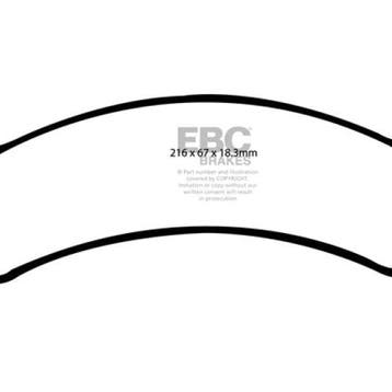 EBC 02 Chevrolet Avalanche 8.1 (2500) Greenstuff Front Brake, Auto-onderdelen, Ophalen of Verzenden, Nieuw