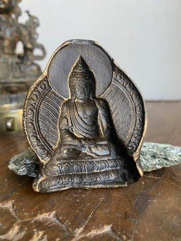 Tsa Tsa Mold - Brons - Tibet - 19e eeuw - vroege 20e eeuw, Antiek en Kunst