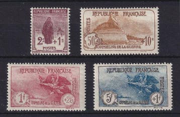 Frankrijk 1926/1927 - Derde serie van de Orphelins, van nr., Gestempeld
