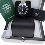 IWC Pilots Watch Chronograph 43mm IW377710; Automatisch..., Ophalen of Verzenden, Zo goed als nieuw, Staal, Overige merken