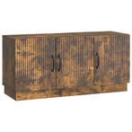 vidaXL TV-kast Gerookt eiken 99 x 34,5 x 47 cm Bewerkt hout, Minder dan 50 cm, Verzenden, Nieuw, Minder dan 100 cm