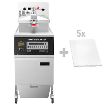 GGM Gastro | Drukfriteuse - 24 liter - 13,5 kW - digitale |, Verzenden, Nieuw