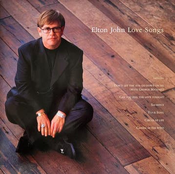 Elton John - Love Songs, Ophalen of Verzenden, Gebruikt