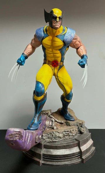 X-Men - Wolverine – Large Custom Resin Statue by M.A.D. 3D, Nieuw