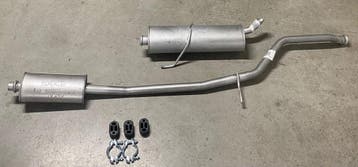 Complete uitlaat Einddemper + Middendemper Peugeot 206 1.6, Verzenden, Nieuw