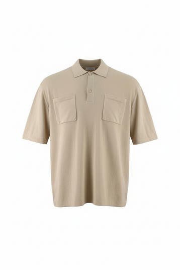 Drykorn Polo in maat L Beige, Verzenden, Zo goed als nieuw, Overige kleuren, Drykorn