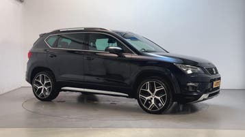 Zakelijke Lease |  SEAT Ateca 1.5 TSI 150pk DSG FR Business, Automaat, Gebruikt, Zwart, Leder