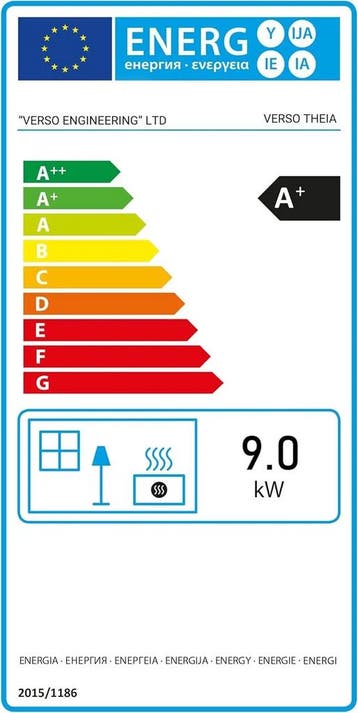 MaxxHome Moderne houtkachel - 9 kW - 57x47x93cm - Geschik..., Verzenden, Nieuw