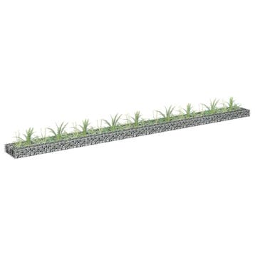 vidaXL Gabion plantenbak verhoogd 360x30x10 cm, Minder dan 30 cm, 100 cm of meer, Verzenden, Nieuw