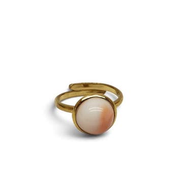Koraal - Zilver - Ring - Italiaans vakmanschap
