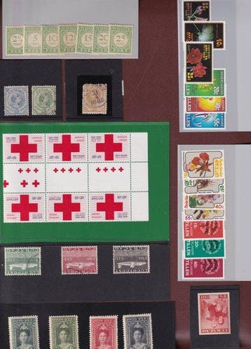 Overzeese Rijksdelen - 125 kaartjes, Gestempeld