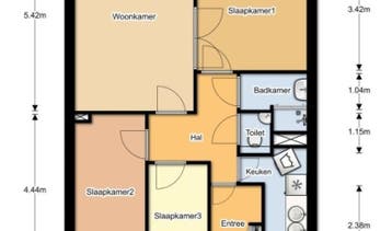 Te Huur 4 Kamer Appartement Fluitekruidweg In Zaandam, Huizen en Kamers, Direct bij eigenaar, Noord-Holland, Zaandam, Appartement