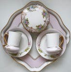 Giraud Limoges - Koffieservies (6) - set for two - Porselein, Antiek en Kunst