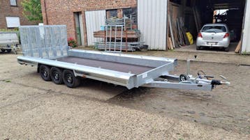 Veiling: Machinetransporter Vlemmix 3500kg Nieuw, Overige kleuren, Overige brandstoffen, Aanhangers en Opleggers, BTW verrekenbaar