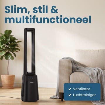 2dekans | Auronic Torenventilator - Bladeless Model 2 in 1 -, Ophalen of Verzenden, Zo goed als nieuw