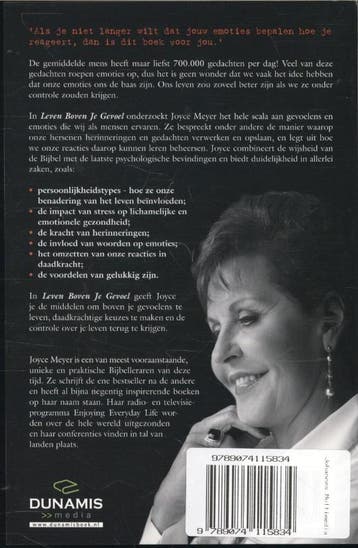 Leef boven je gevoel 9789074115834 Joyce Meyer, Boeken, Verzenden, Zo goed als nieuw, Joyce Meyer