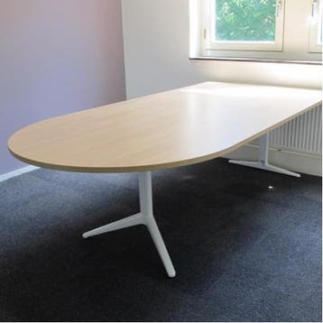 (MDK-104672) Ahrend Mehes vergadertafel 240 x 120 cm met..., Ophalen of Verzenden, Gebruikt