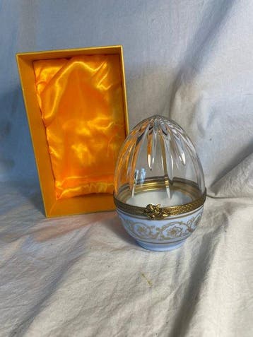 Geen reserveprijs – Fabergé-stijl Ei - Splendide Oeuf signé