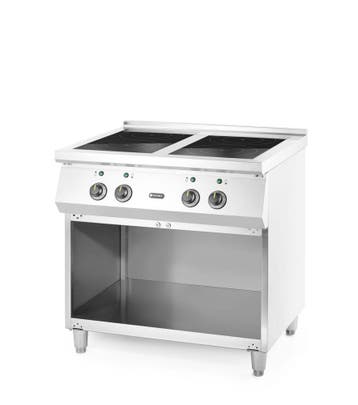 Inductiefornuis 4-pits, Hendi, 400v/17000w, 800x720x(h)854mm, Ophalen of Verzenden, Nieuw in verpakking
