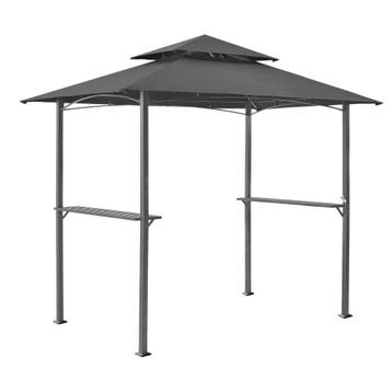 Steakhouse BBQ paviljoen 250x241x151 cm brandvertragend, Tuin en Terras, Verzenden, Nieuw